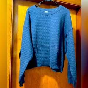 Gray blue pullover